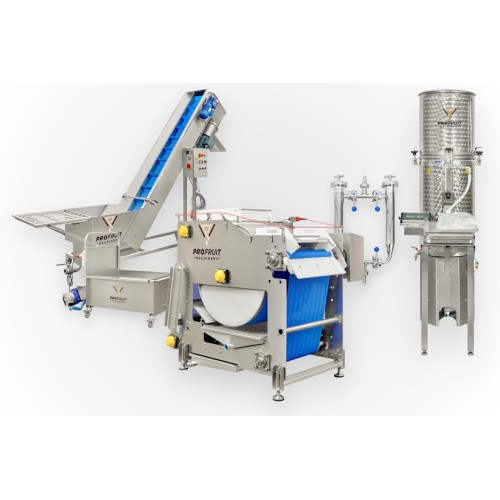 Juice processing line for apples, pears, fruits, vegetables 300 kg/h