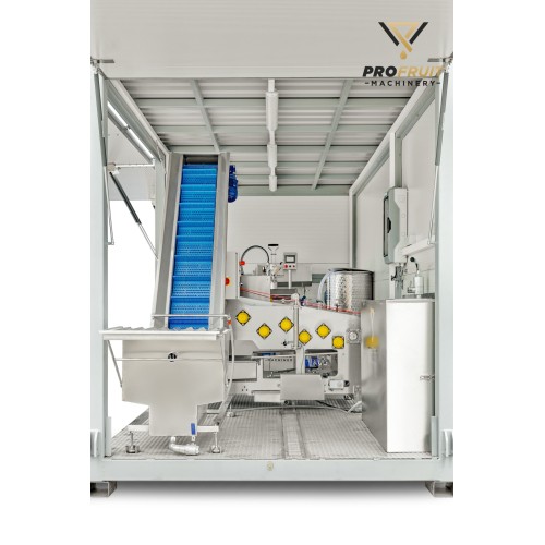 Mobile apple juice processing line 400-1500 kg/h / Mobile fruit juice production line