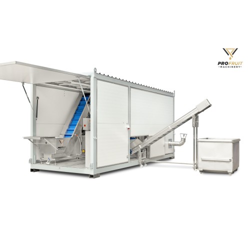 Mobile apple juice processing line 400-1500 kg/h / Mobile fruit juice production line