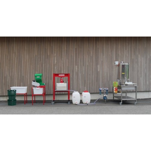 Juice processing line for apples, pears, fruits, vegetables 200 kg/h