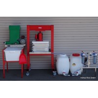 Juice processing line for apples, pears, fruits, vegetables 200 kg/h