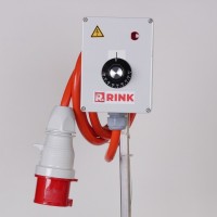Aquecedor elétrico em aço inox 2,2 kW – 18 kW com termostato