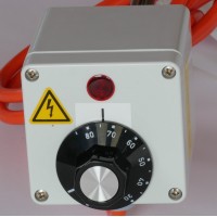 Aquecedor elétrico em aço inox 2,2 kW – 18 kW com termostato