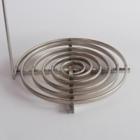 Aquecedor elétrico em aço inox 2,2 kW – 18 kW com termostato