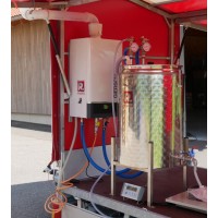 Mobile apple juice processing line 300 kg/h / Mobile fruit juice production line