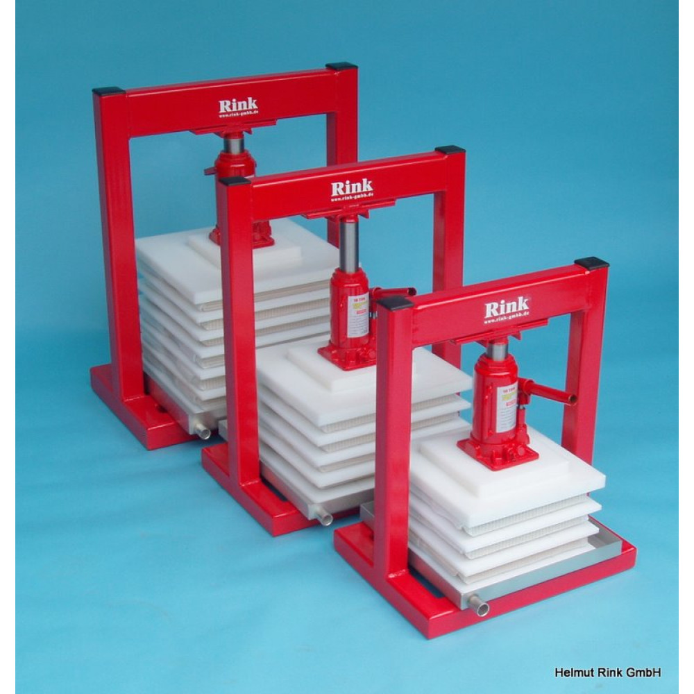 Hydraulic packing fruit press TP 5 - TP 40 - Rack and Cloth Press