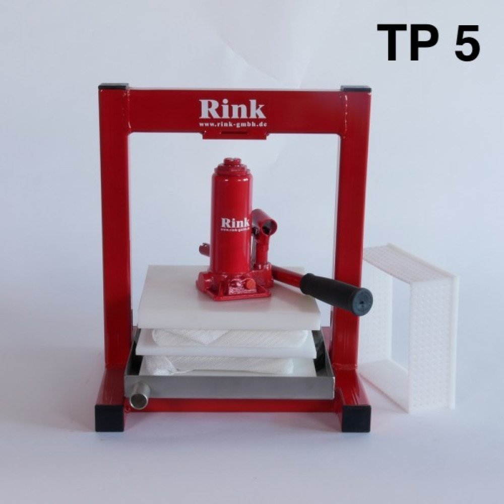 Hydraulic packing fruit press TP 5 - TP 40 - Rack and Cloth Press