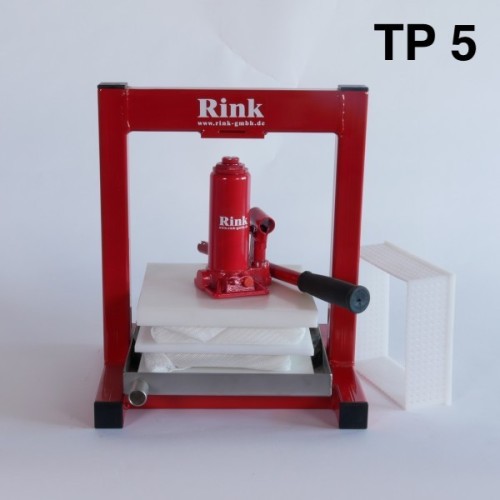 Hydraulic packing fruit press TP 5 - TP 40 - Rack and Cloth Press