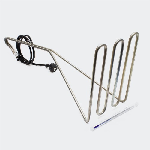 Nerūdijančio plieno elektrinis šildytuvas 3,2 kW