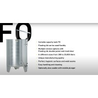 Contenitore in acciaio inox / Recipiente / Fermentatore FO 1,110-25,000 l