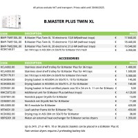 Desidratador de alimentos B MASTER PLUS TWIN XL - Desidrata frutas, vegetais, ervas aromáticas, carne, peixe