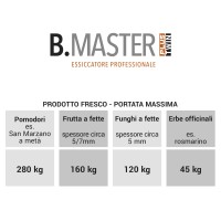 Desidratador de alimentos B MASTER PLUS TWIN - Desidrata frutas, vegetais, ervas aromáticas, carne, peixe
