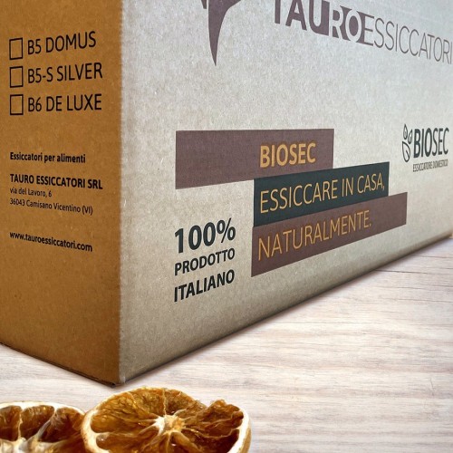 Desidratador de alimentos BIOSEC DE LUXE B6 - Desidrata frutas, vegetais, ervas aromáticas, carne, peixe