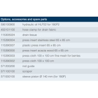 Pressoir hydraulique à paquets pour jus de pommes VORAN 180P2 ROTARY - Presse à paquets
