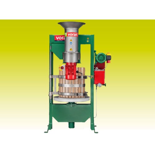 Hydrauliczna prasa do owoców i winogron VORAN 60K + Rozdrabniacz RM1,5