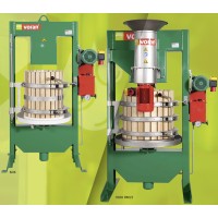 Hydrauliczna prasa do owoców i winogron VORAN 100K + Rozdrabniacz RM1,5