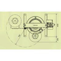 Hydrauliczna prasa do owoców i winogron VORAN 60K