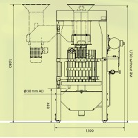 Hydrauliczna prasa do owoców i winogron VORAN 60K