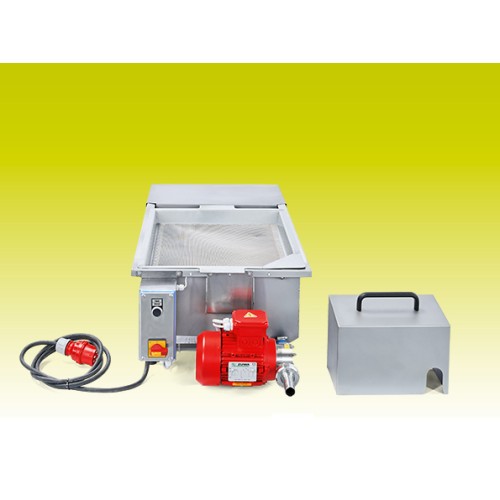 Tanque de recolha de suco com bomba, 65 l