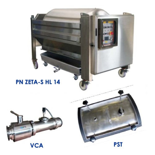 Pneumatic fruit press PN ZETA-S - Wine press