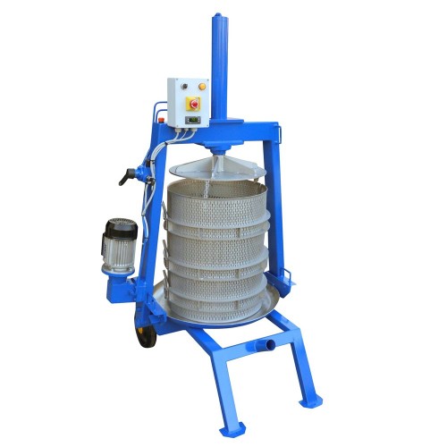 Hydraulic fruit press INOX 69 l – 327 l - Wine press