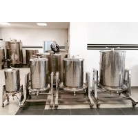 100l Stainless Steel Hydropress – Bladder fruit press